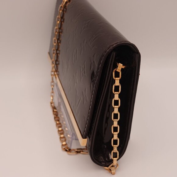 Louis Vuitton Vernis Ana Clutch Amarante - Picture 4 of 12